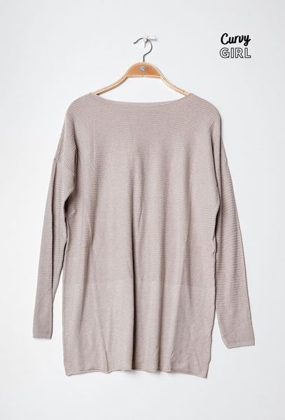 Picture of CURVY GIRL LONG SWEATER
